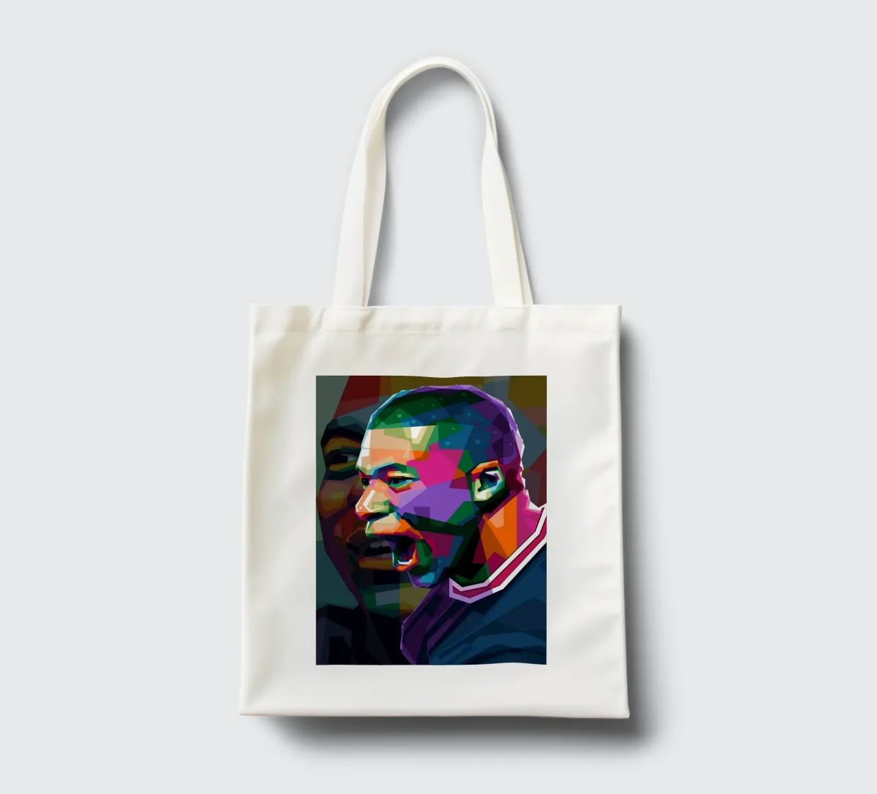 Mbappe WPAP borsa in juta da Alkahfsmart