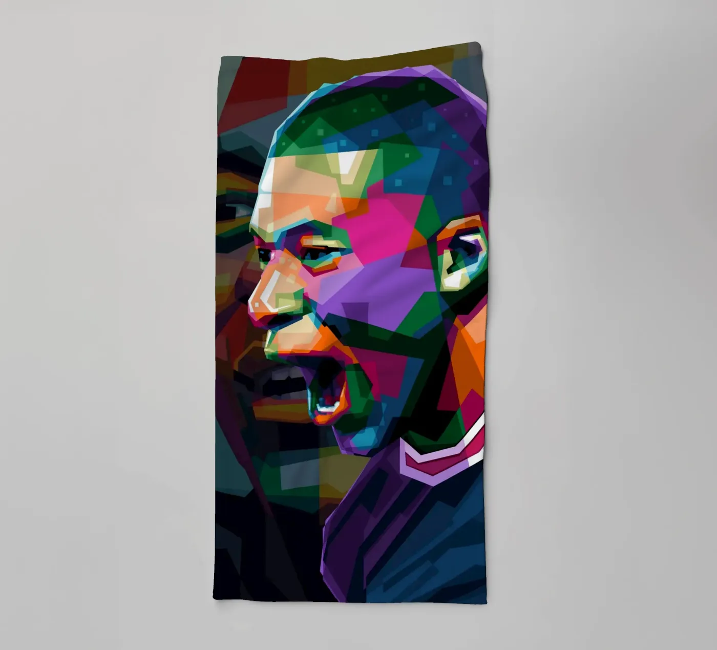 Mbappe WPAP badhanddoek van Alkahfsmart