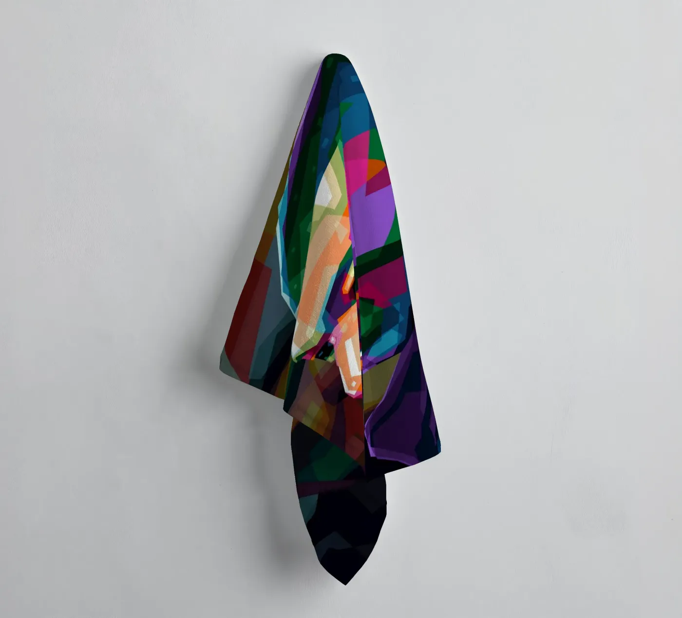 Mbappe WPAP badhanddoek van Alkahfsmart