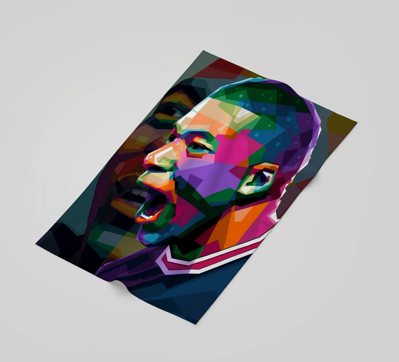 Mbappe WPAP Strandtuch von Alkahfsmart