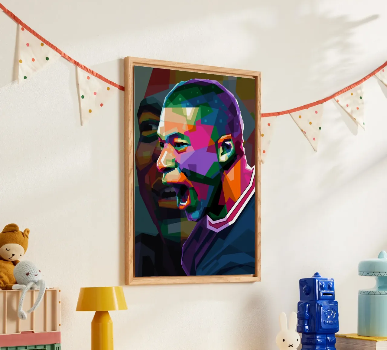 Mbappe WPAP plexiglass da Alkahfsmart