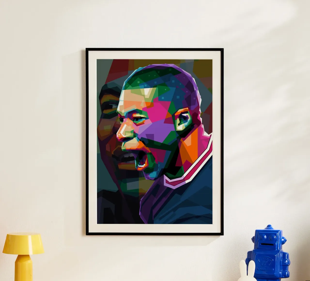 Mbappe WPAP poster da Alkahfsmart