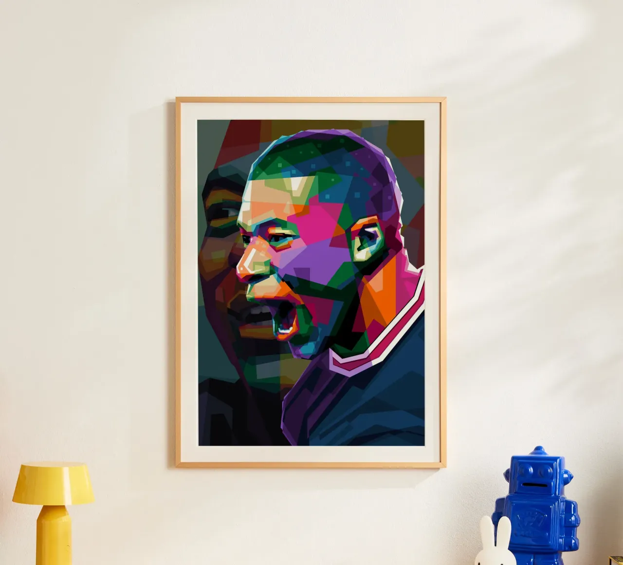 Mbappe WPAP poster da Alkahfsmart