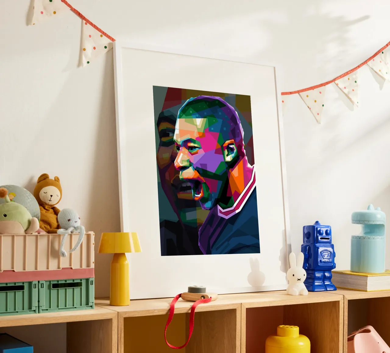 Mbappe WPAP poster da Alkahfsmart