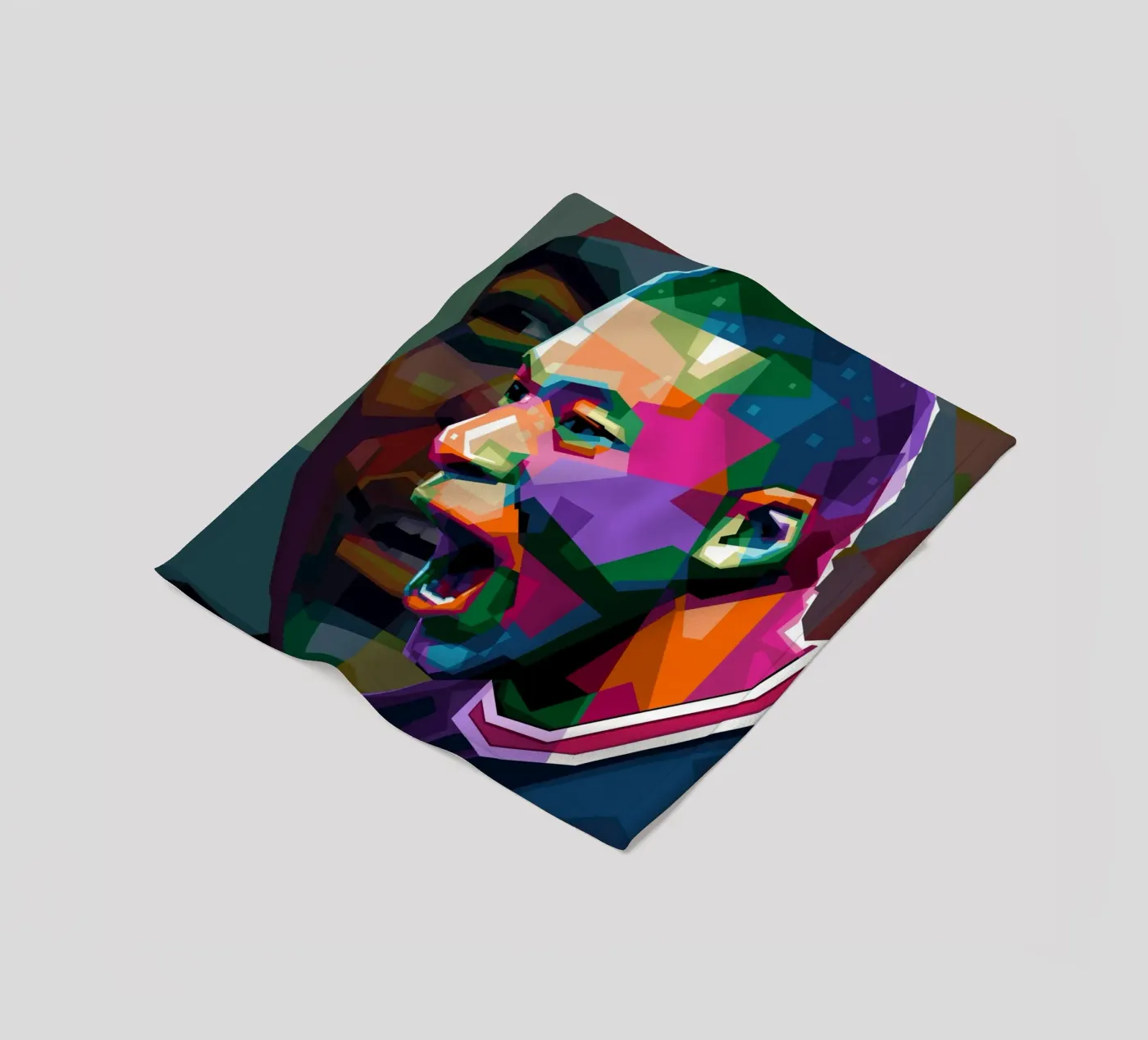 Mbappe WPAP fleecedeken van Alkahfsmart