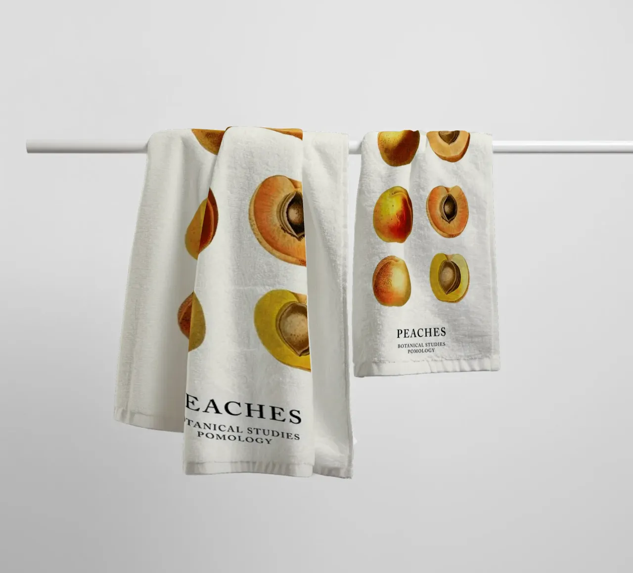 Peaches asciugamano da bagno da Flora & Fauna