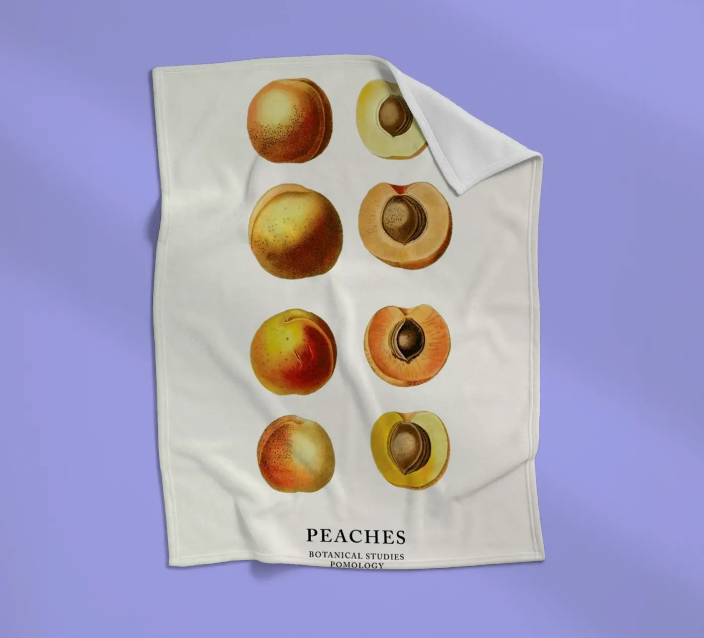 Peaches Fleecedecke von Flora & Fauna