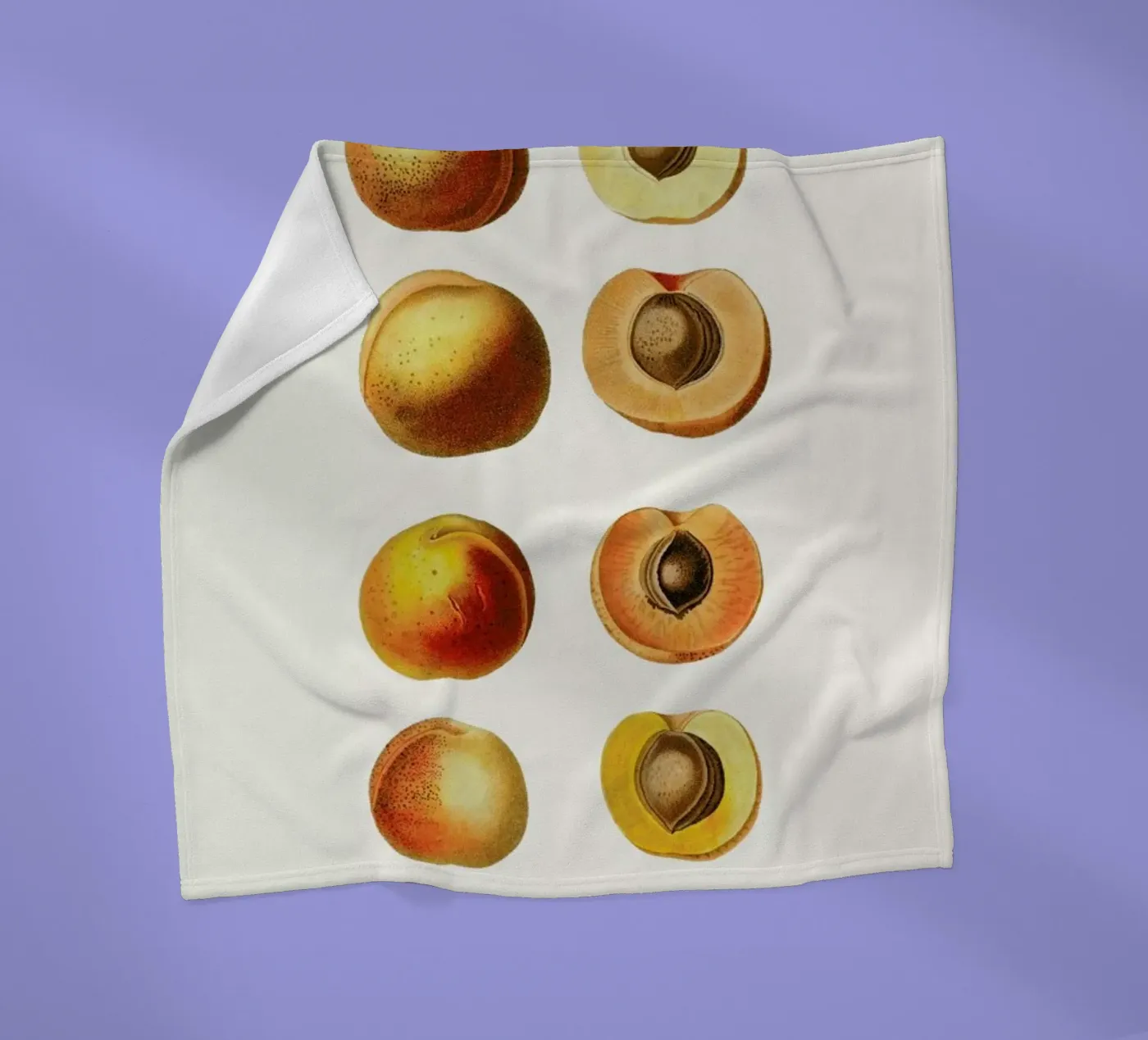 Peaches Fleecedecke von Flora & Fauna