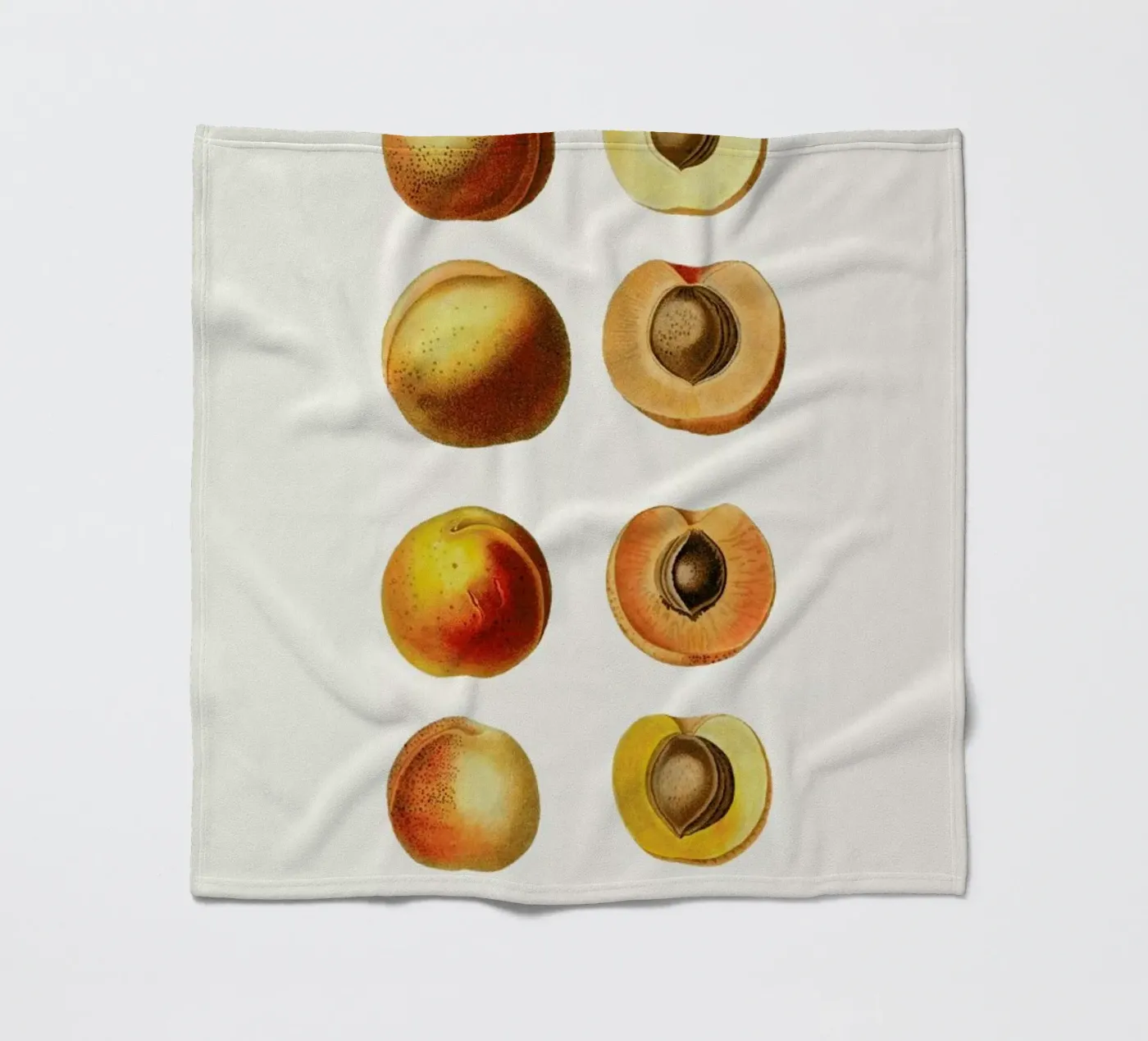 Peaches Fleecedecke von Flora & Fauna