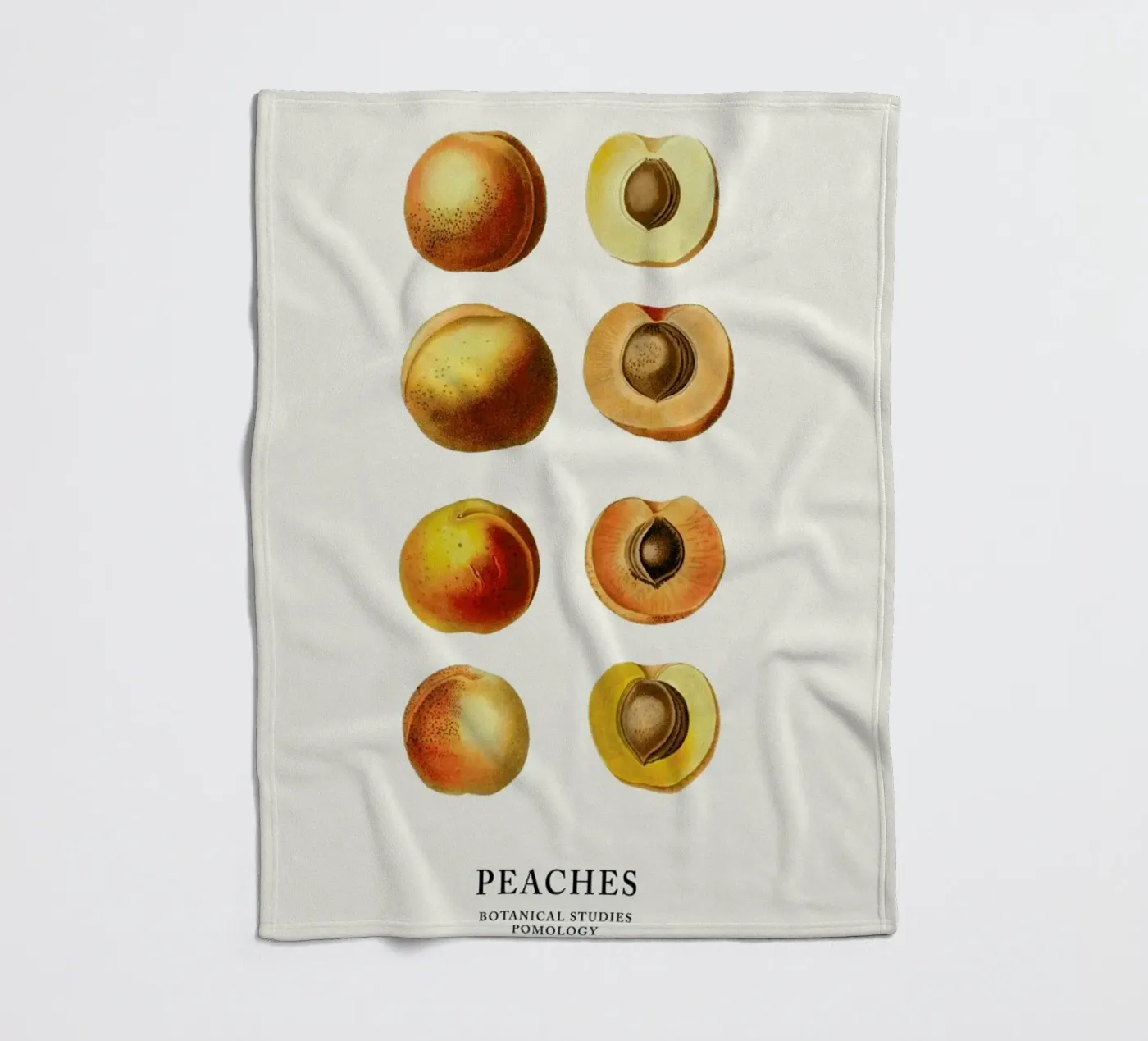 Peaches Fleecedecke von Flora & Fauna