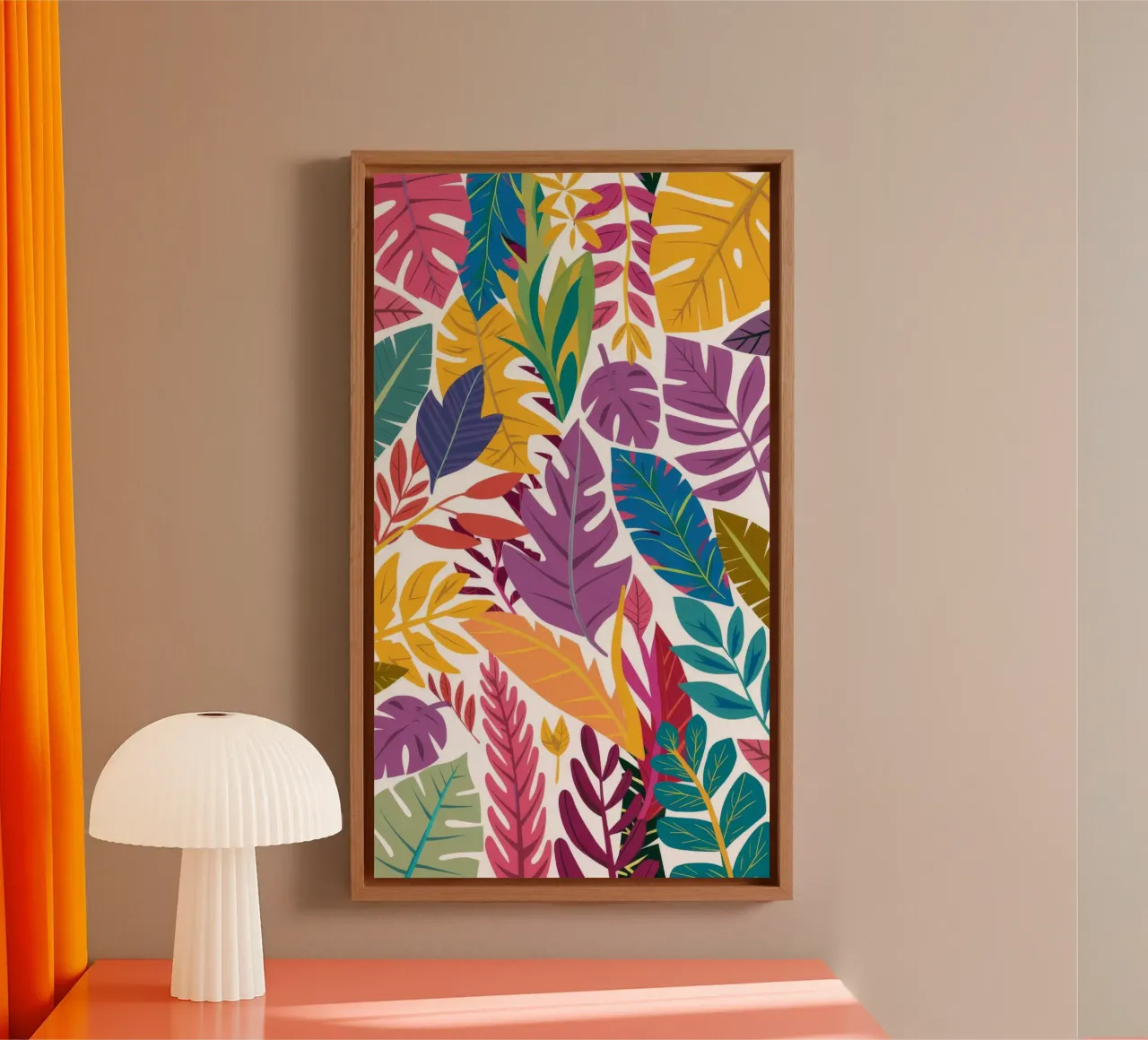 Autumnal Jungle Mix canvas by Grande Serene