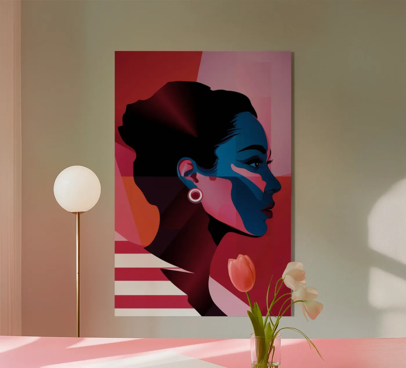 Profil de la lumière étoilée Grace plexiglas de Lumie Layers