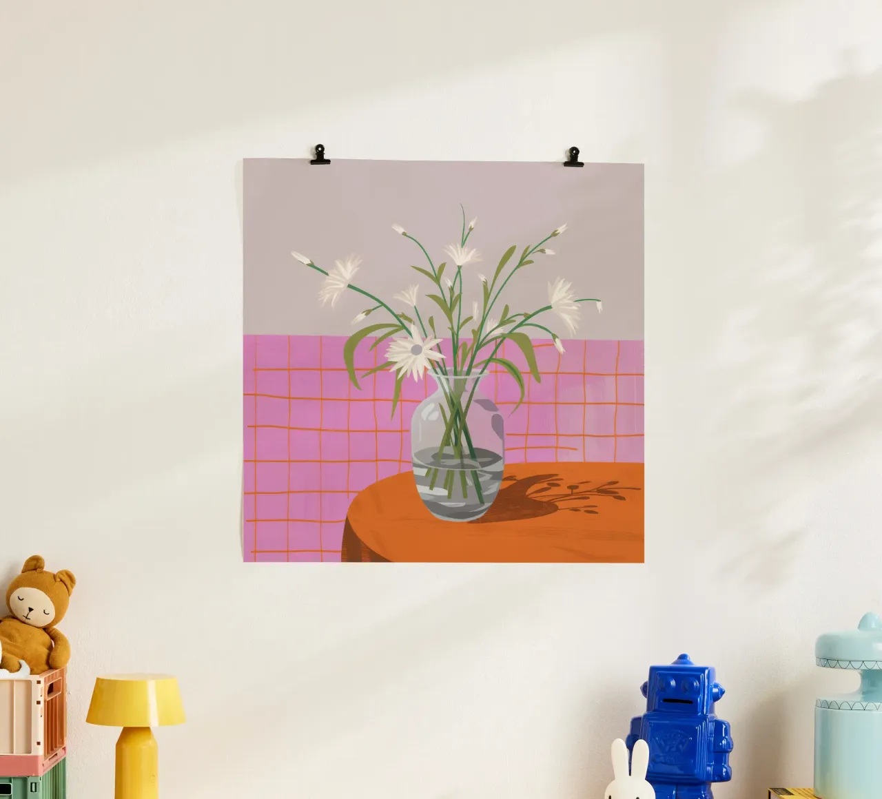 Griglia realista Serenity poster con telaio in alluminio da Moonlite Desire