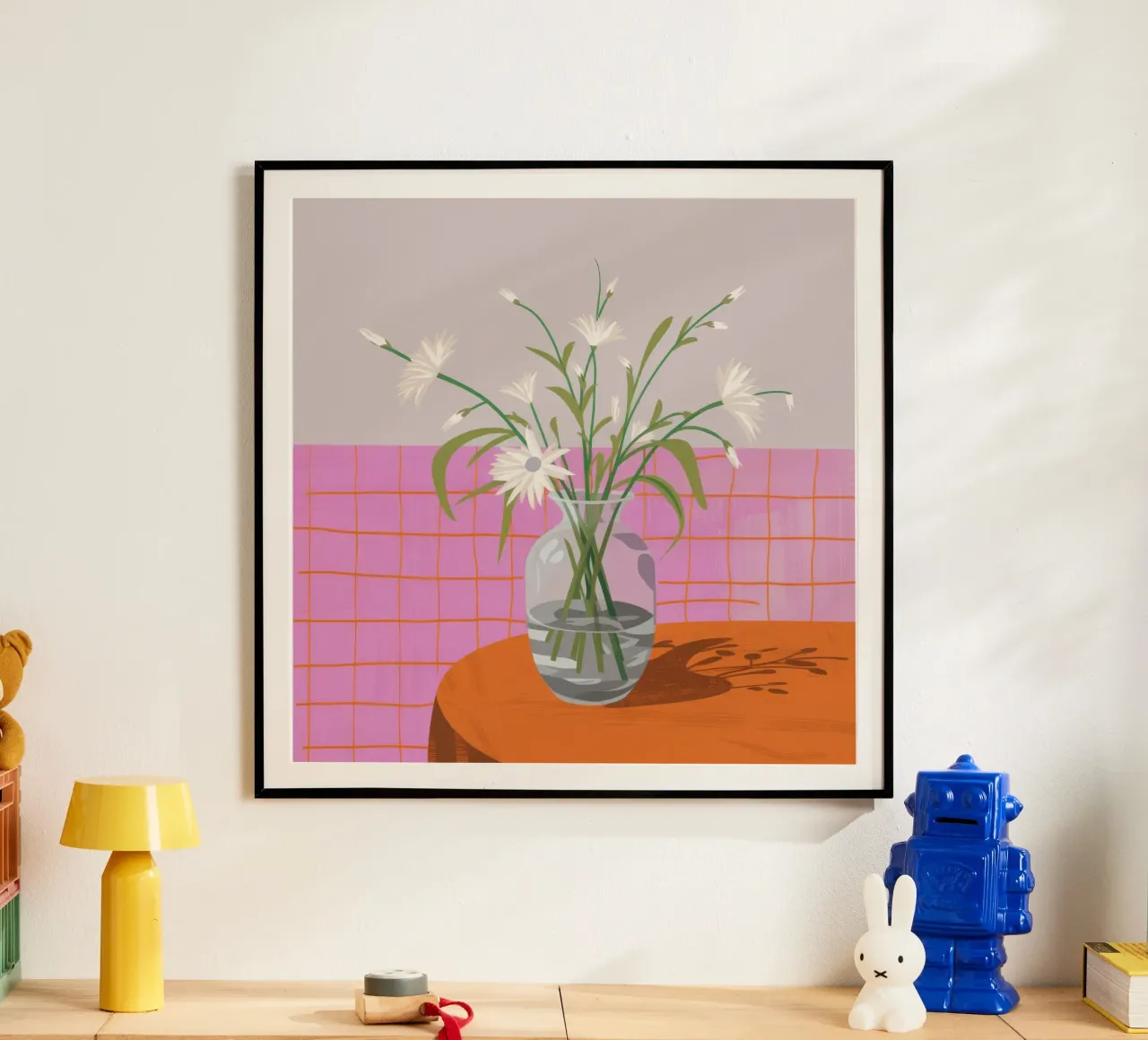 Griglia realista Serenity poster con telaio in alluminio da Moonlite Desire