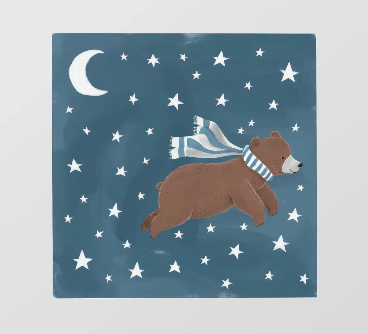 Orso della notte stellata pellicola backlit da Lumie Layers