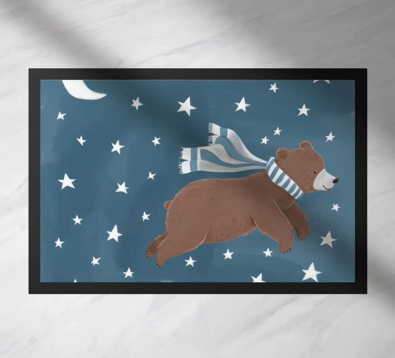 Orso della notte stellata zerbino da Lumie Layers
