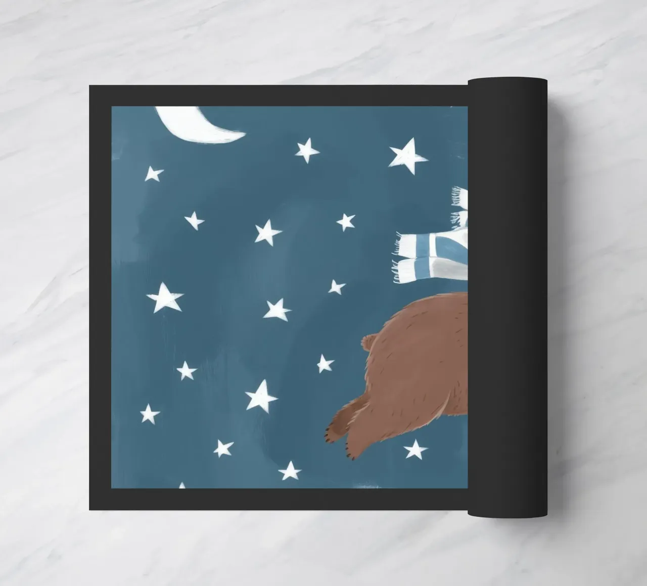 Orso della notte stellata zerbino da Lumie Layers