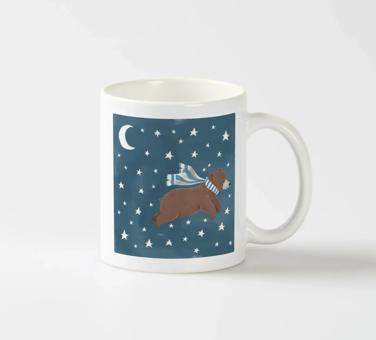 Orso della notte stellata tazza in ceramica da Lumie Layers