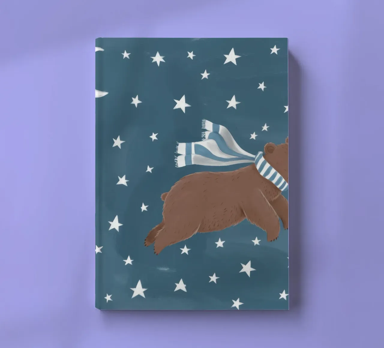 Starry Night Bear notebook by Lumie Layers