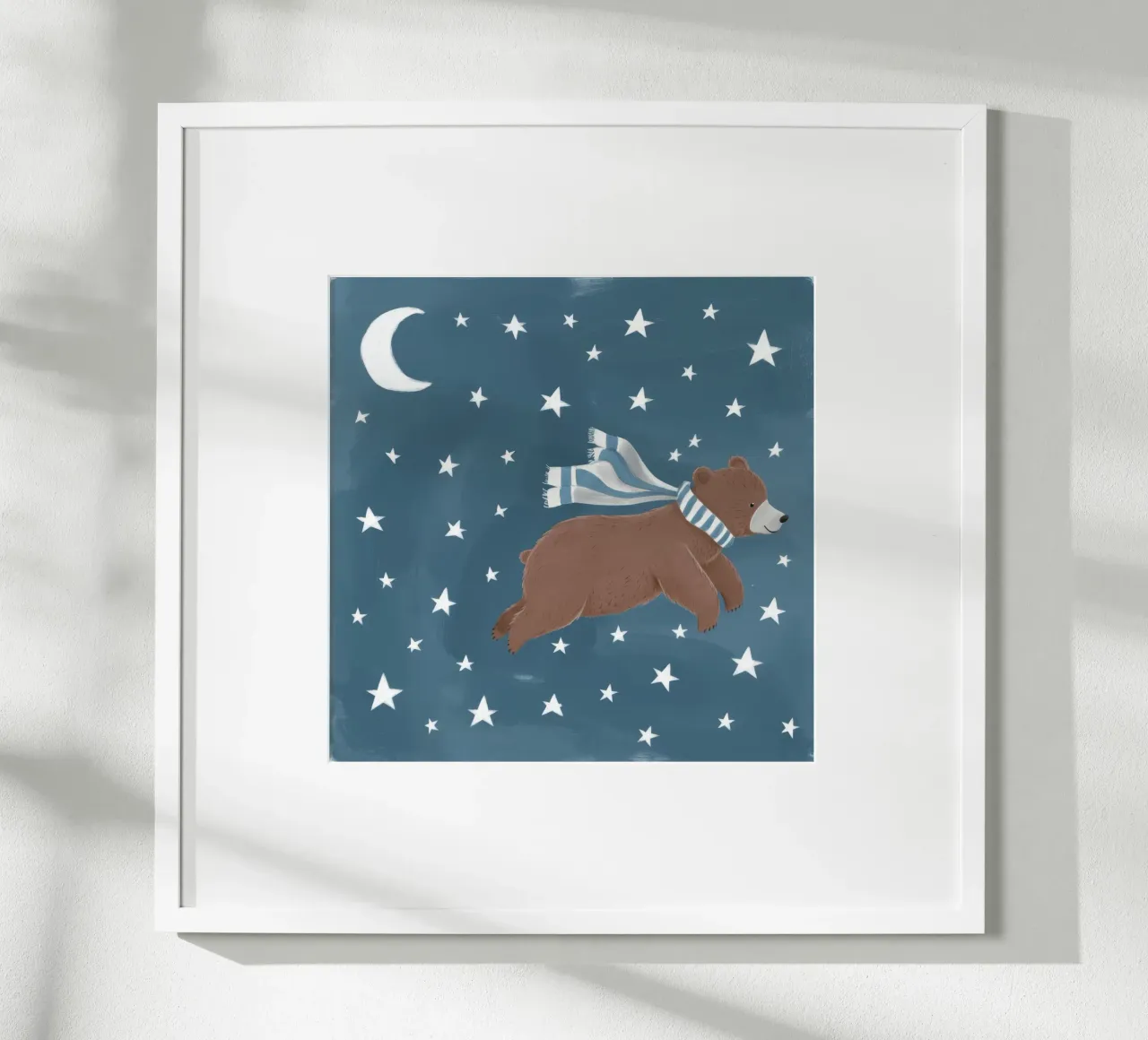 Orso della notte stellata poster da Lumie Layers