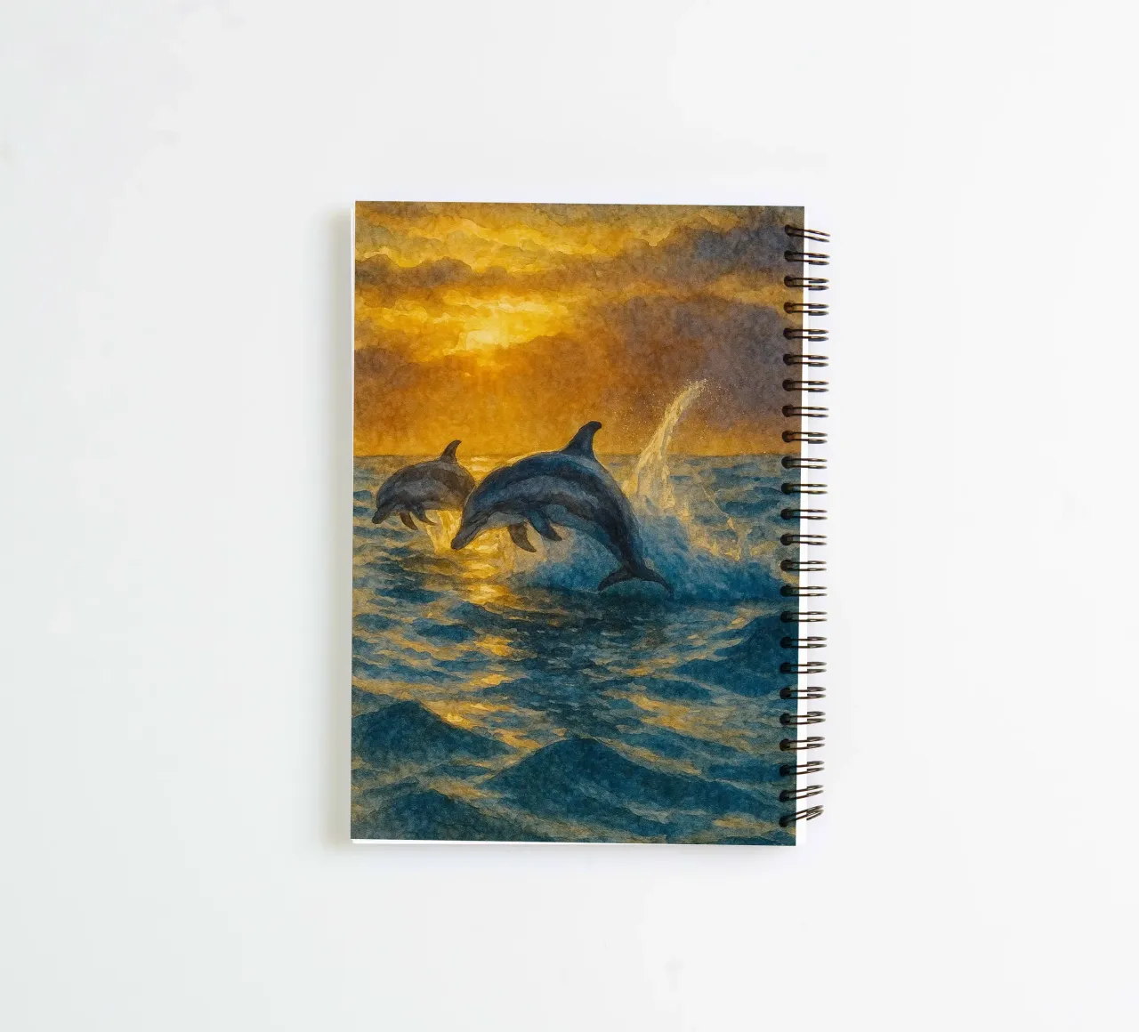 Delphin Malerei Zeichnung Ringbuch von lauraa