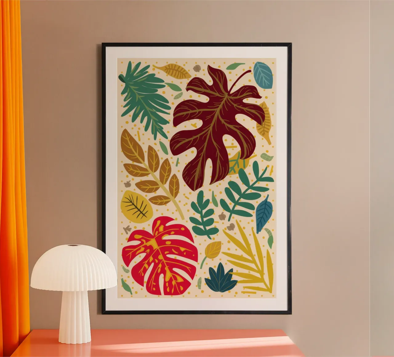 Ora d'oro Monstera carta hahnemühle da Grande Serene