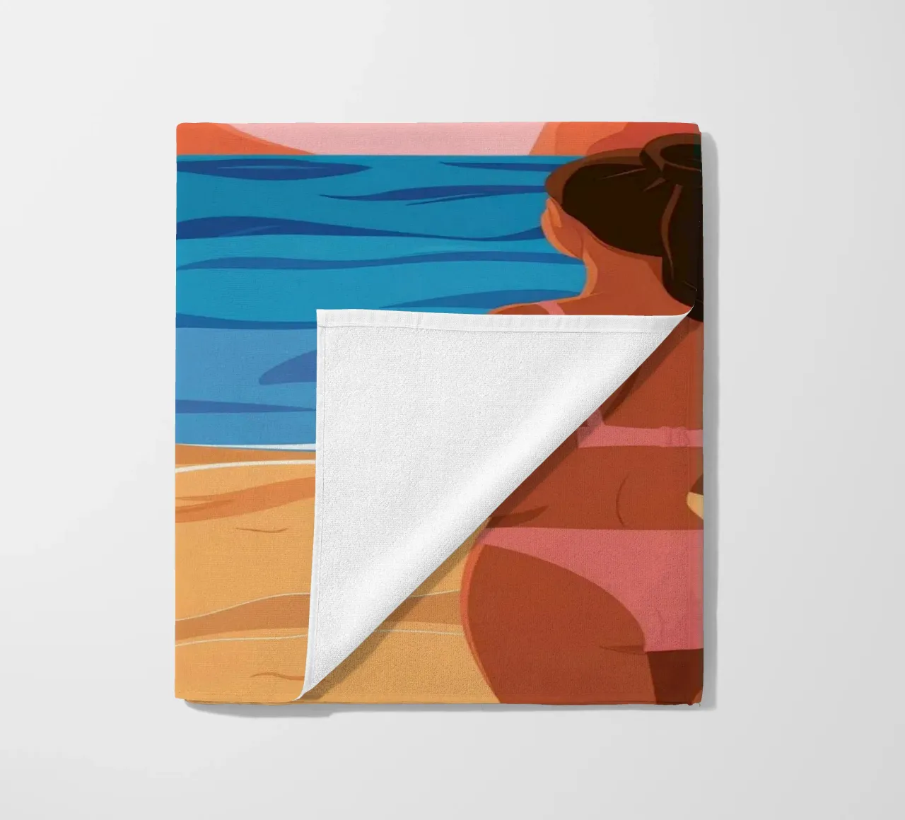 Tramonto con sguardo sulla spiaggia telo mare da Lumie Layers