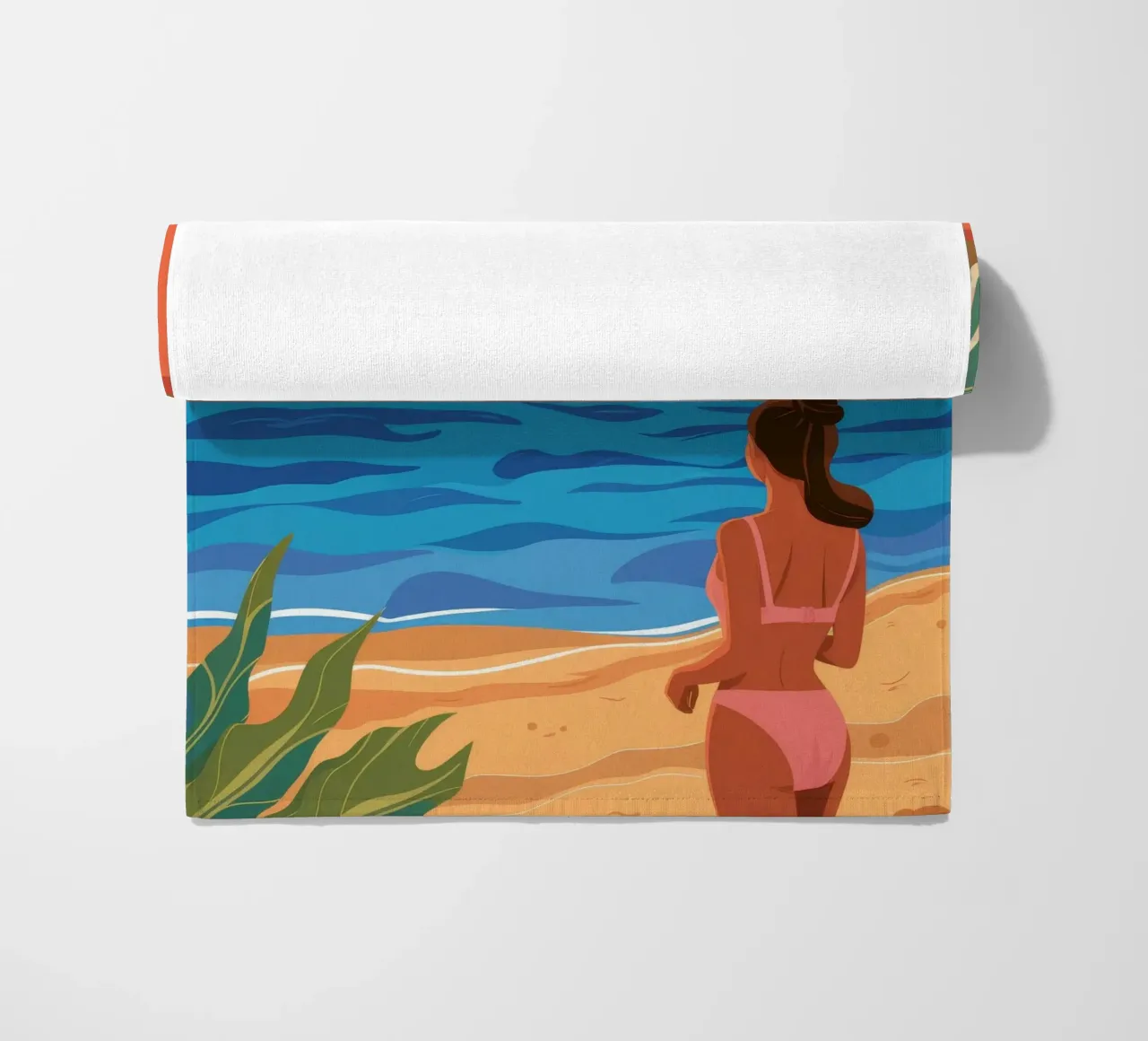 Tramonto con sguardo sulla spiaggia telo mare da Lumie Layers
