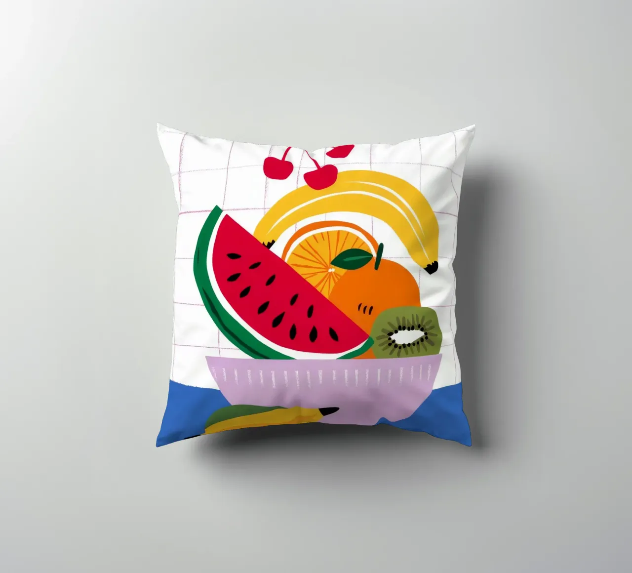 Festa della frutta pop art cuscino da Moonlite Desire