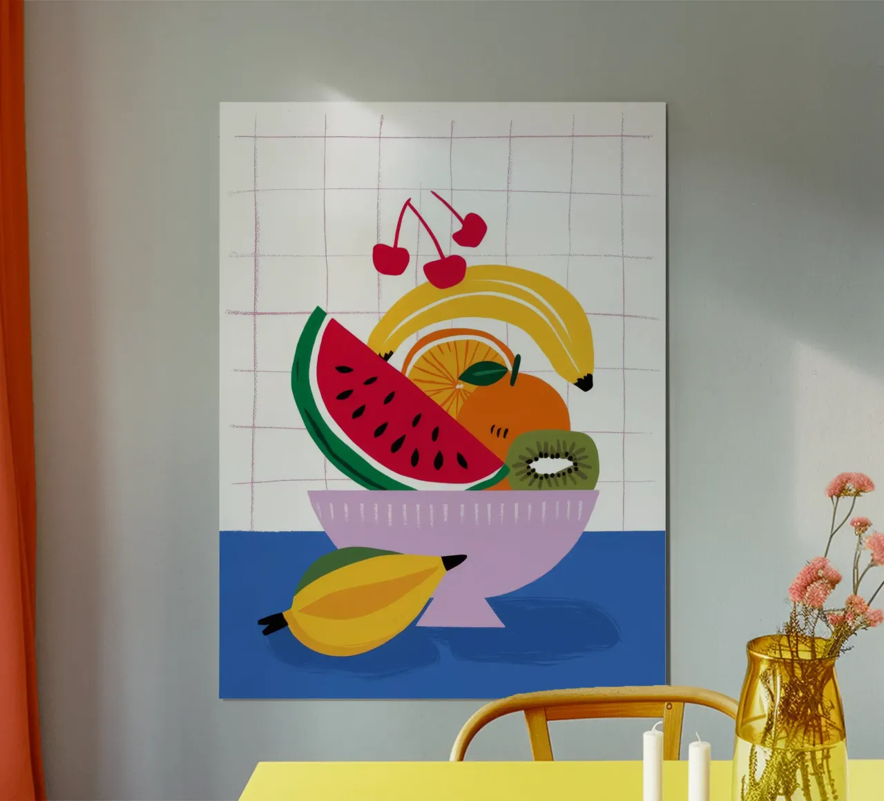 Pop-Art-Fruchtschmaus Hahnemühle von Moonlite Desire