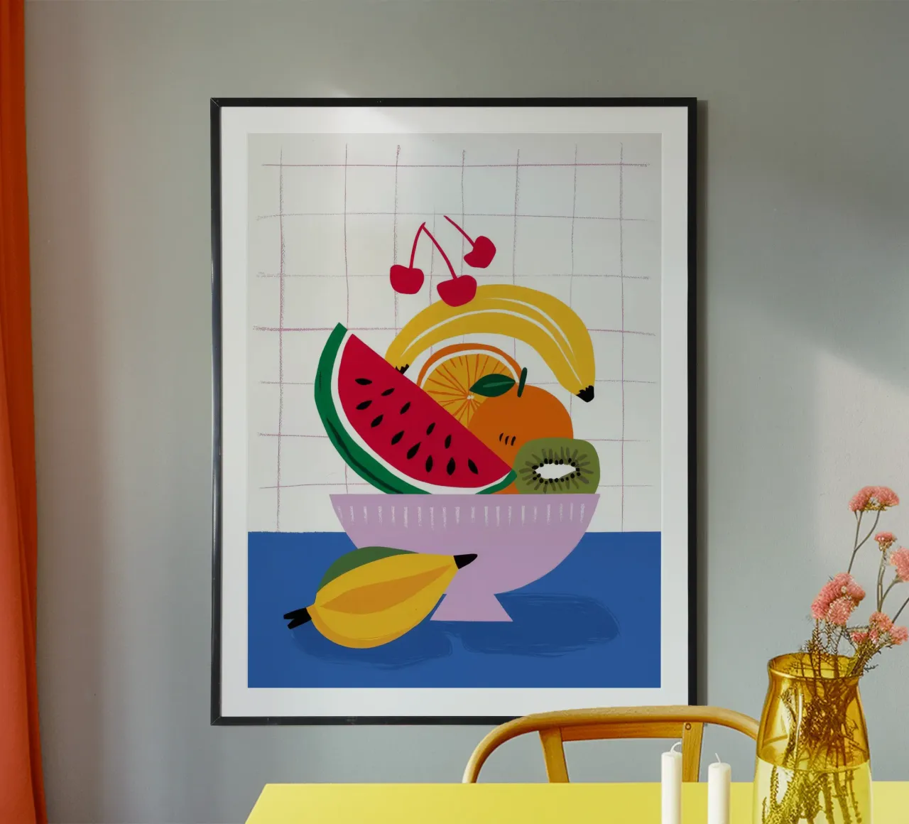 Pop-Art-Fruchtschmaus Hahnemühle von Moonlite Desire