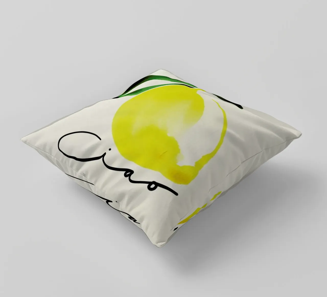 Ciao decorative cushion by Ekaterina Koroleva