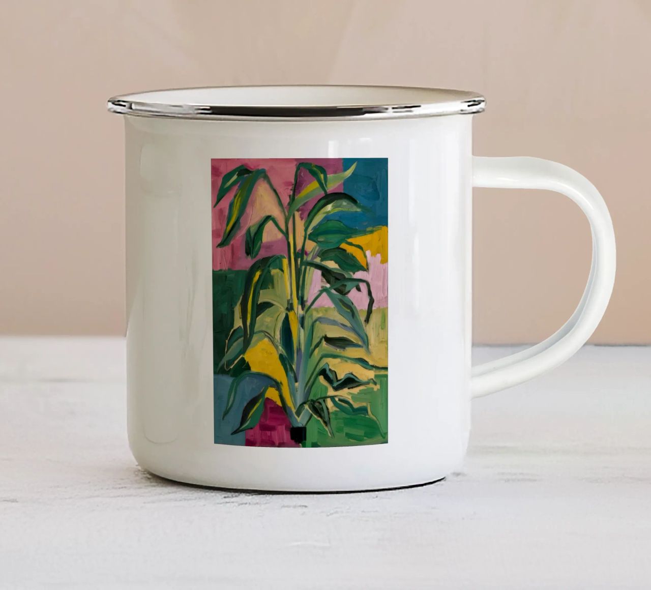 Vaso Verdant Pop tazza in smalto da Vivid Reverie