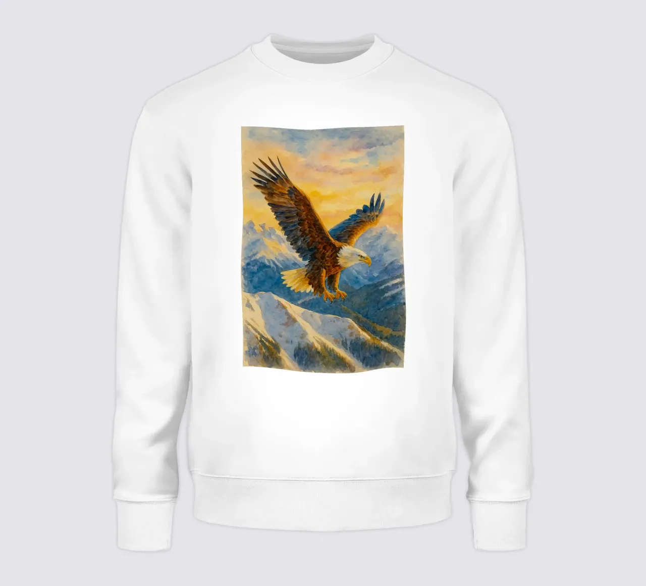 Adlermalerei Zeichnung Sweatshirt von lauraa