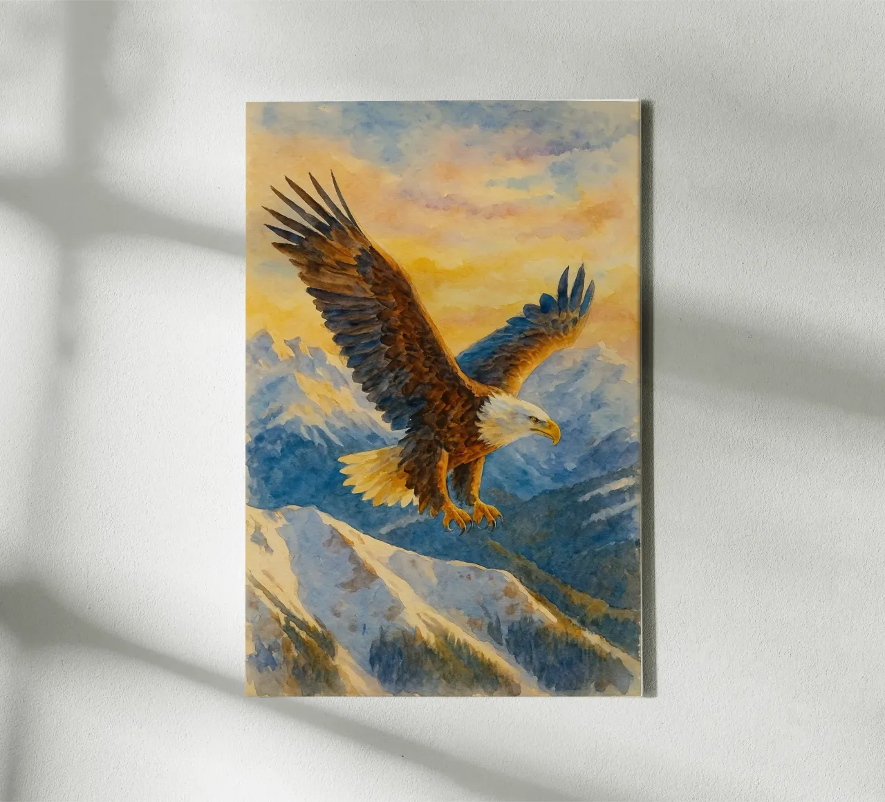 adelaar schilderij tekening canvas met Baklijst van lauraa