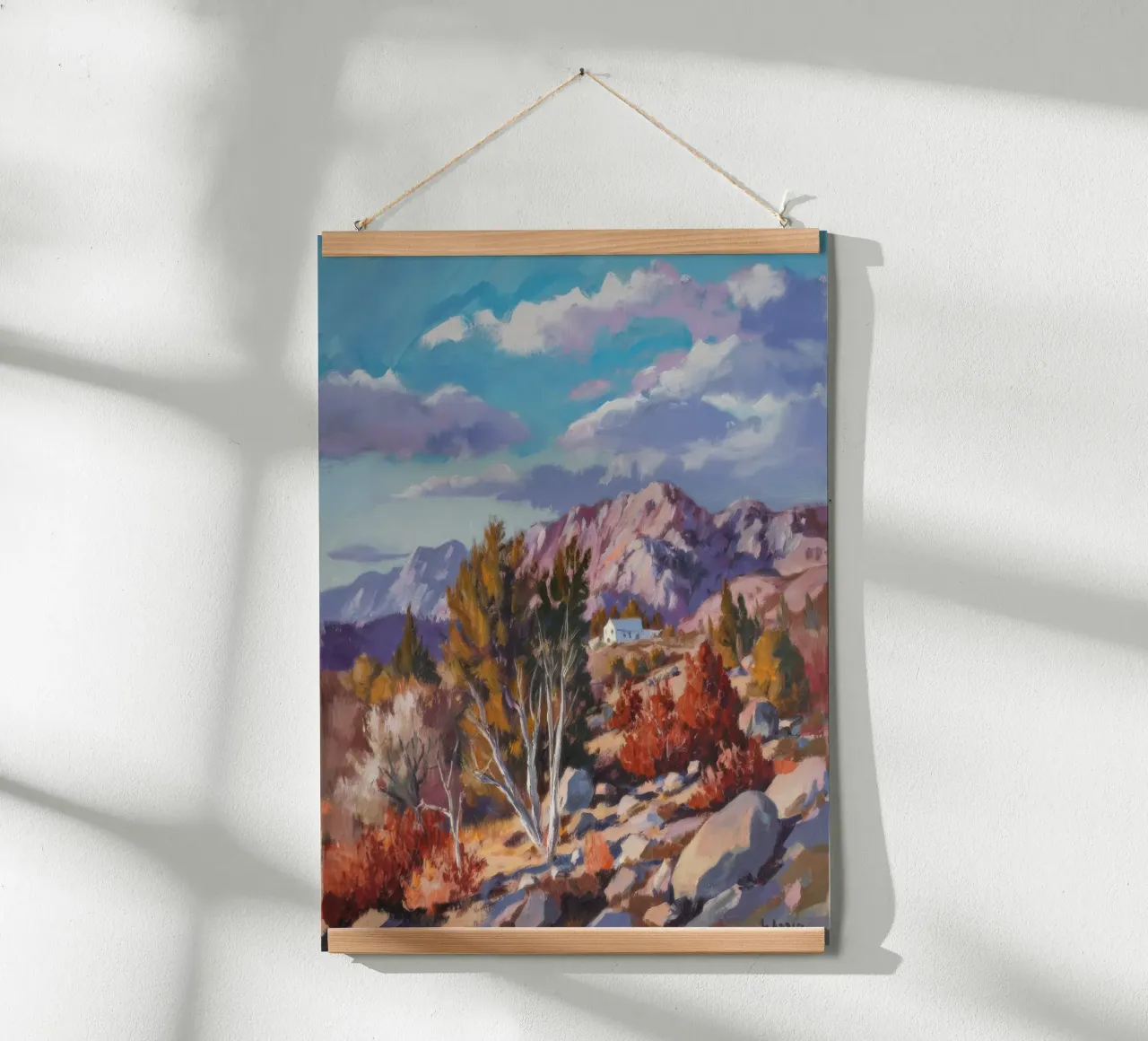 Herbstliche Bergtöne Poster von Lush Essence
