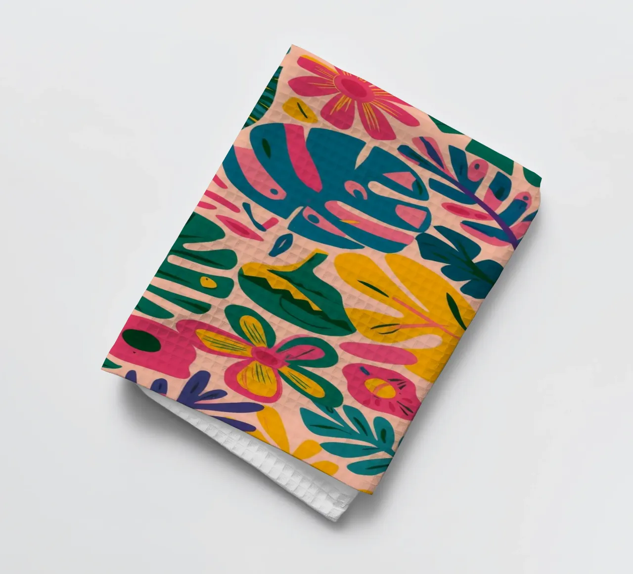 Verdant Jungle Layers tea towel by Grande Serene