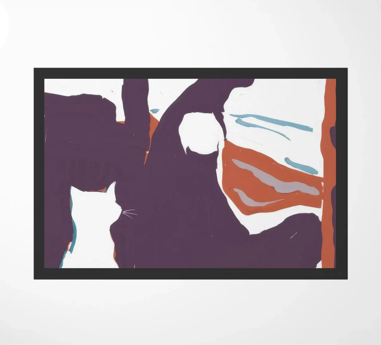 Abstract Forms Play doormat by Lumie Layers