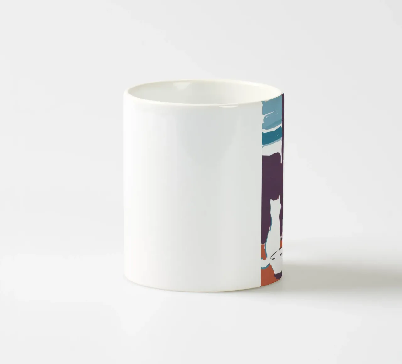 Forme astratte Giocare tazza in ceramica da Lumie Layers