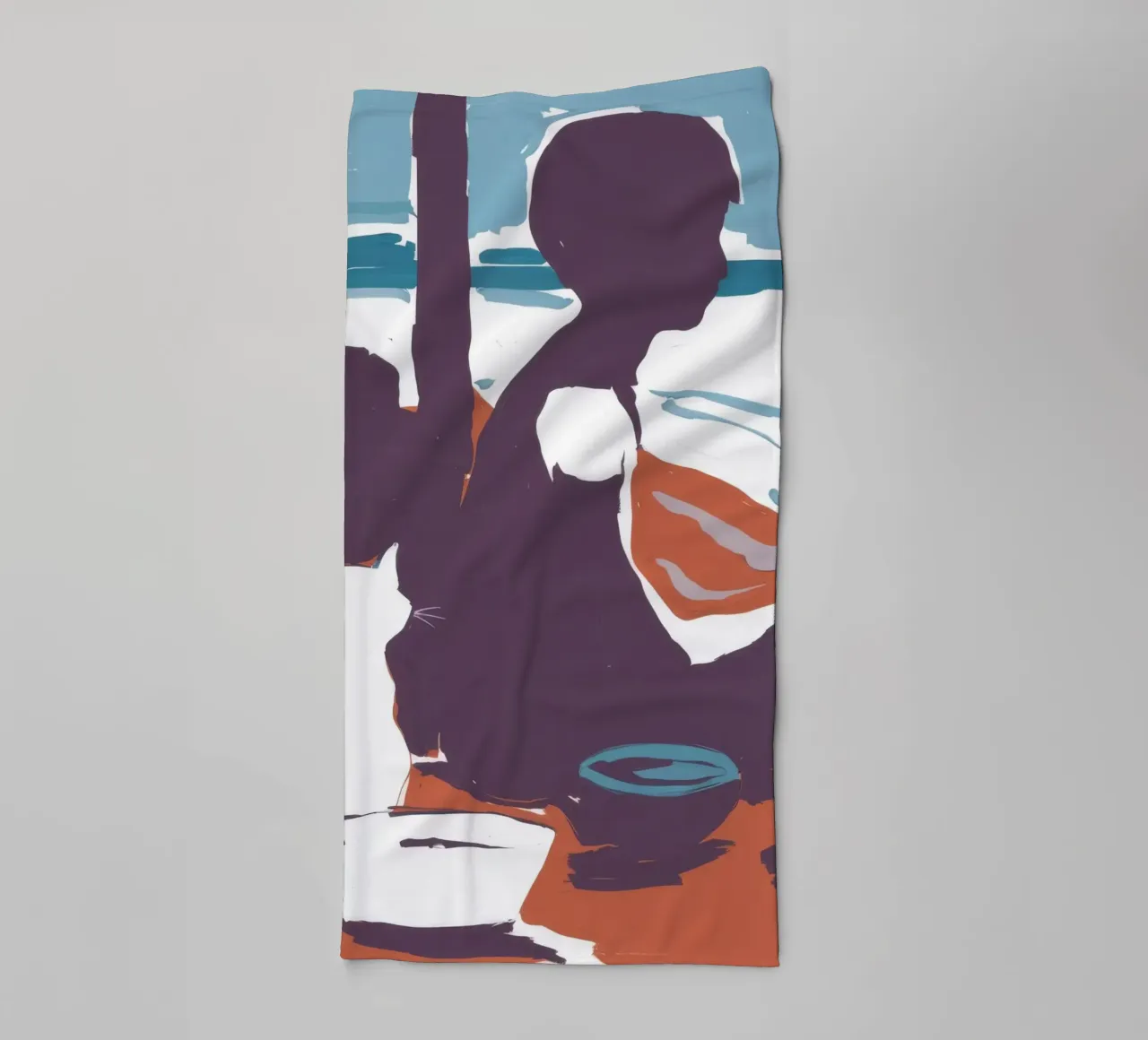 Abstract Forms Play towel by Lumie Layers