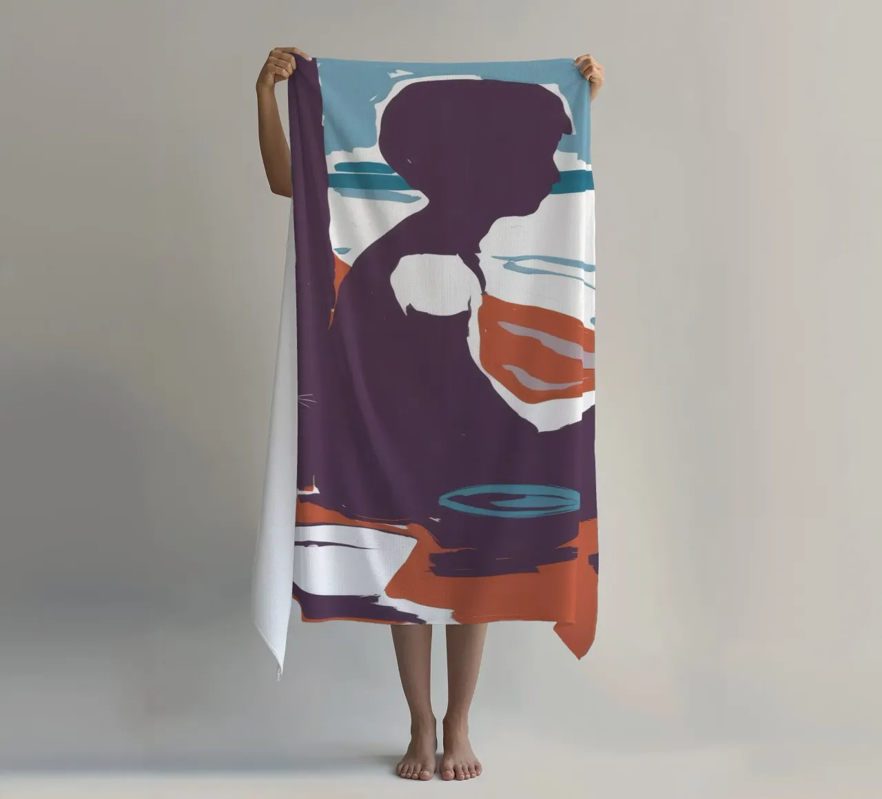 Forme astratte Giocare telo mare da Lumie Layers