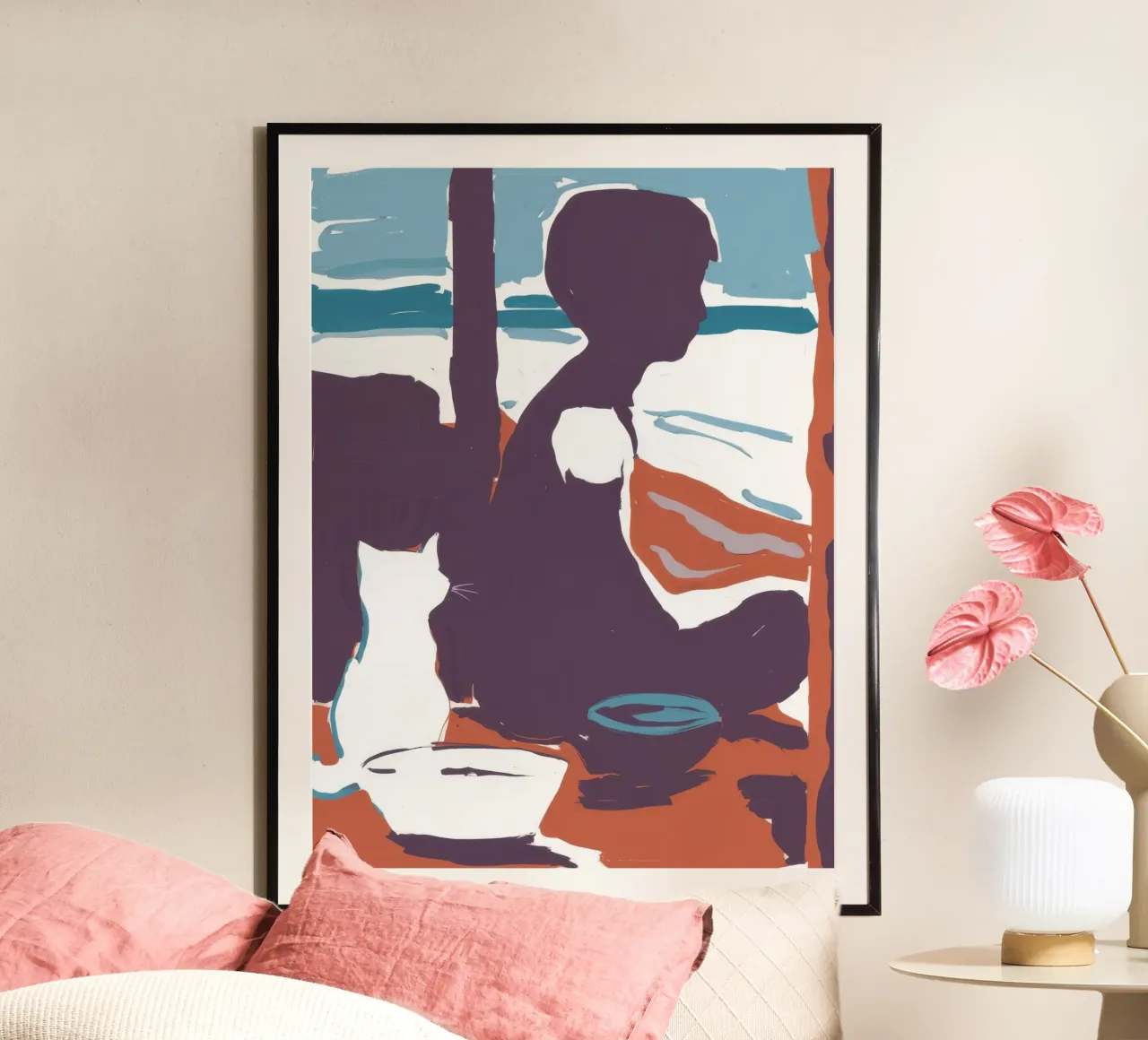 Abstract Forms Play poster by Lumie Layers