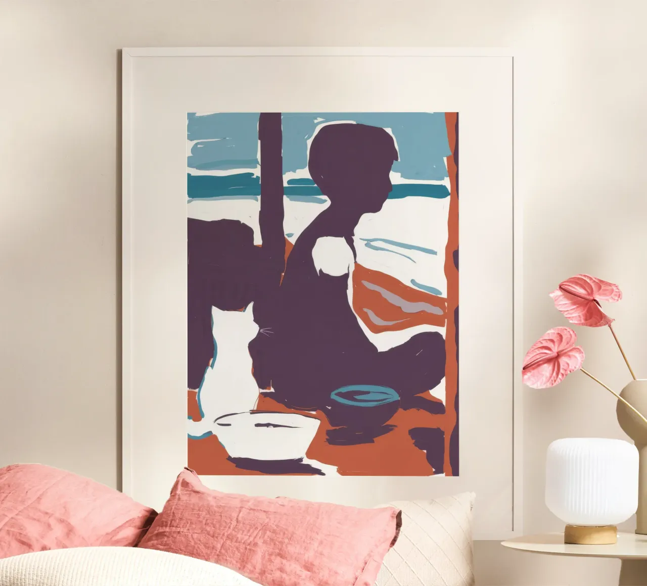 Abstract Forms Play poster by Lumie Layers