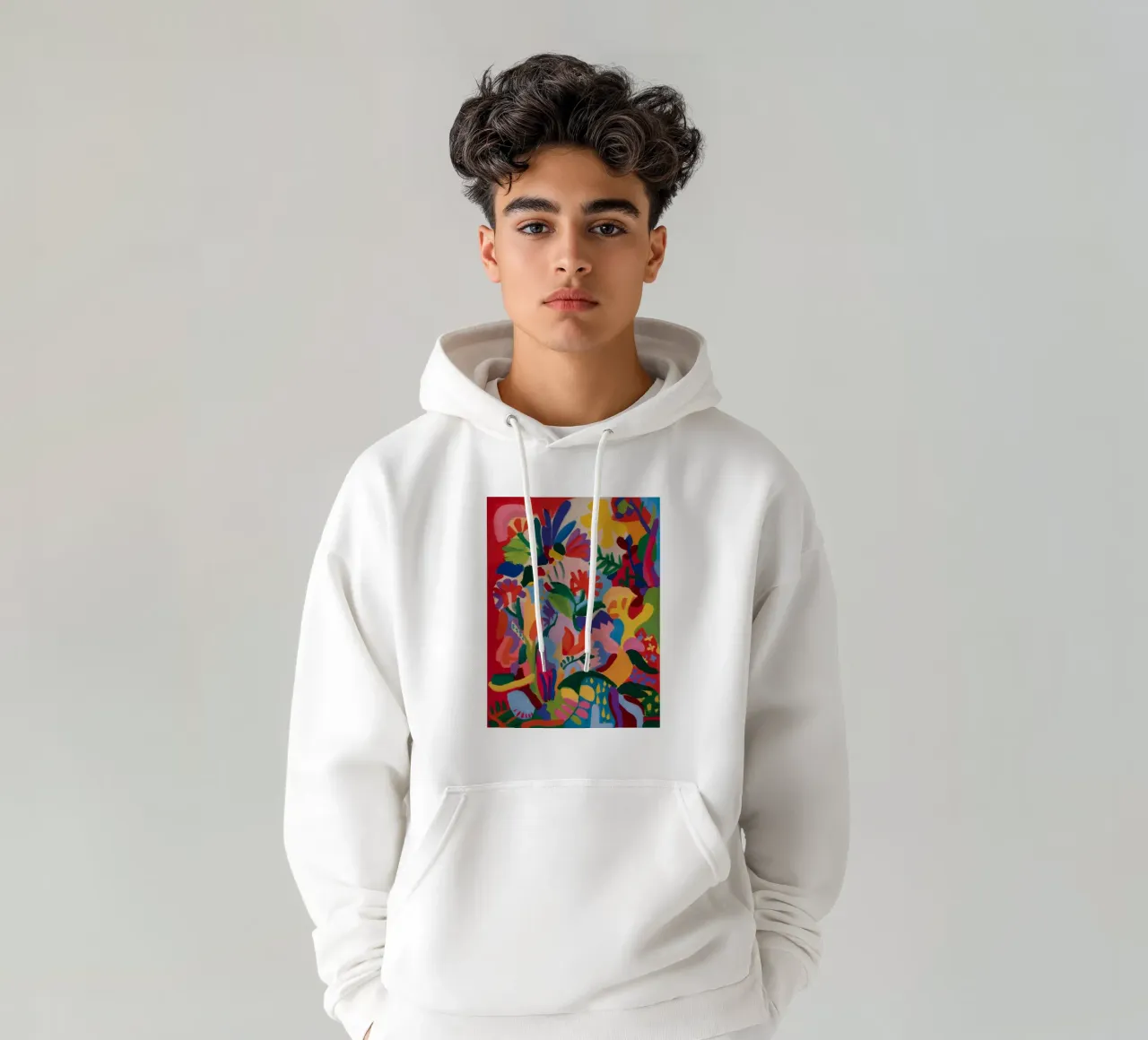 Jungle Chromatic Riot felpa con cappuccio da Vivid Reverie