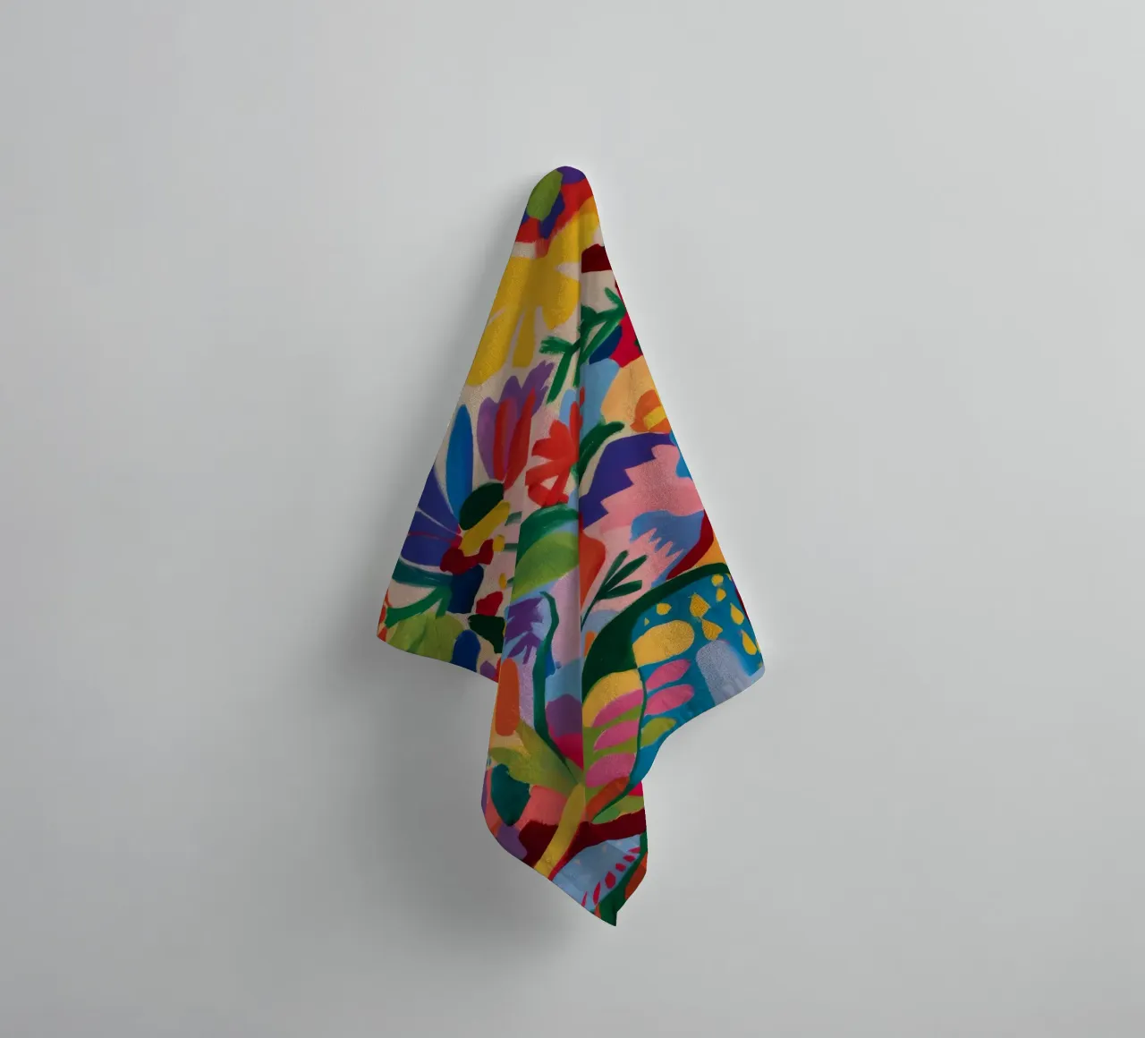 Jungle Chromatic Riot towel by Vivid Reverie