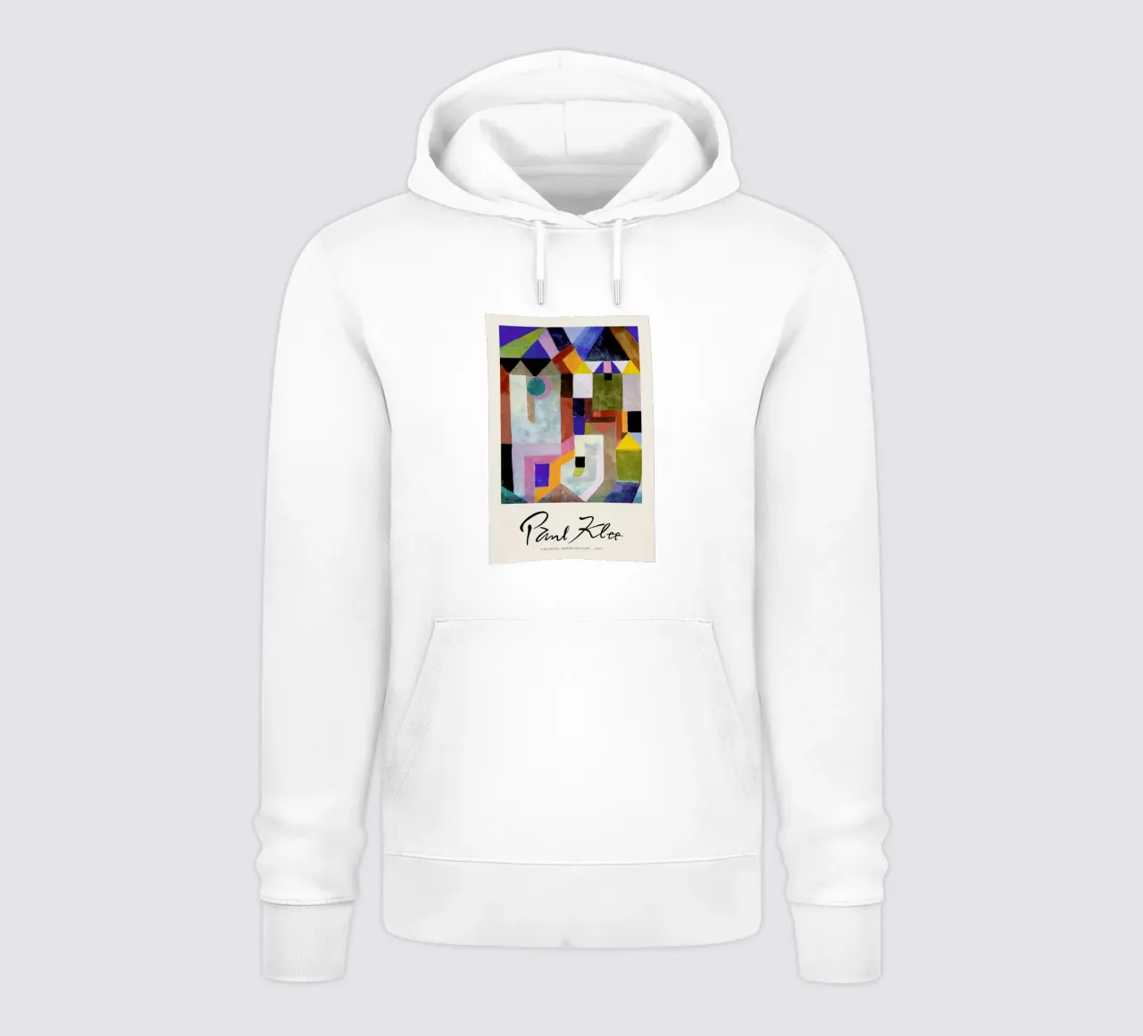 Klee - Colourful Architecture sweat à capuche de Vintage by JUNIQE
