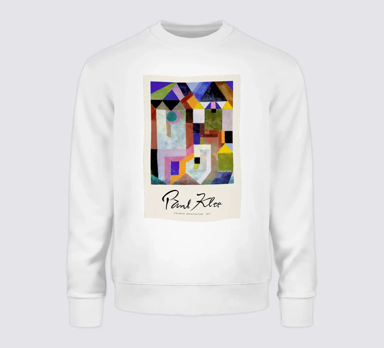 Klee - Colourful Architecture felpa da Vintage by JUNIQE