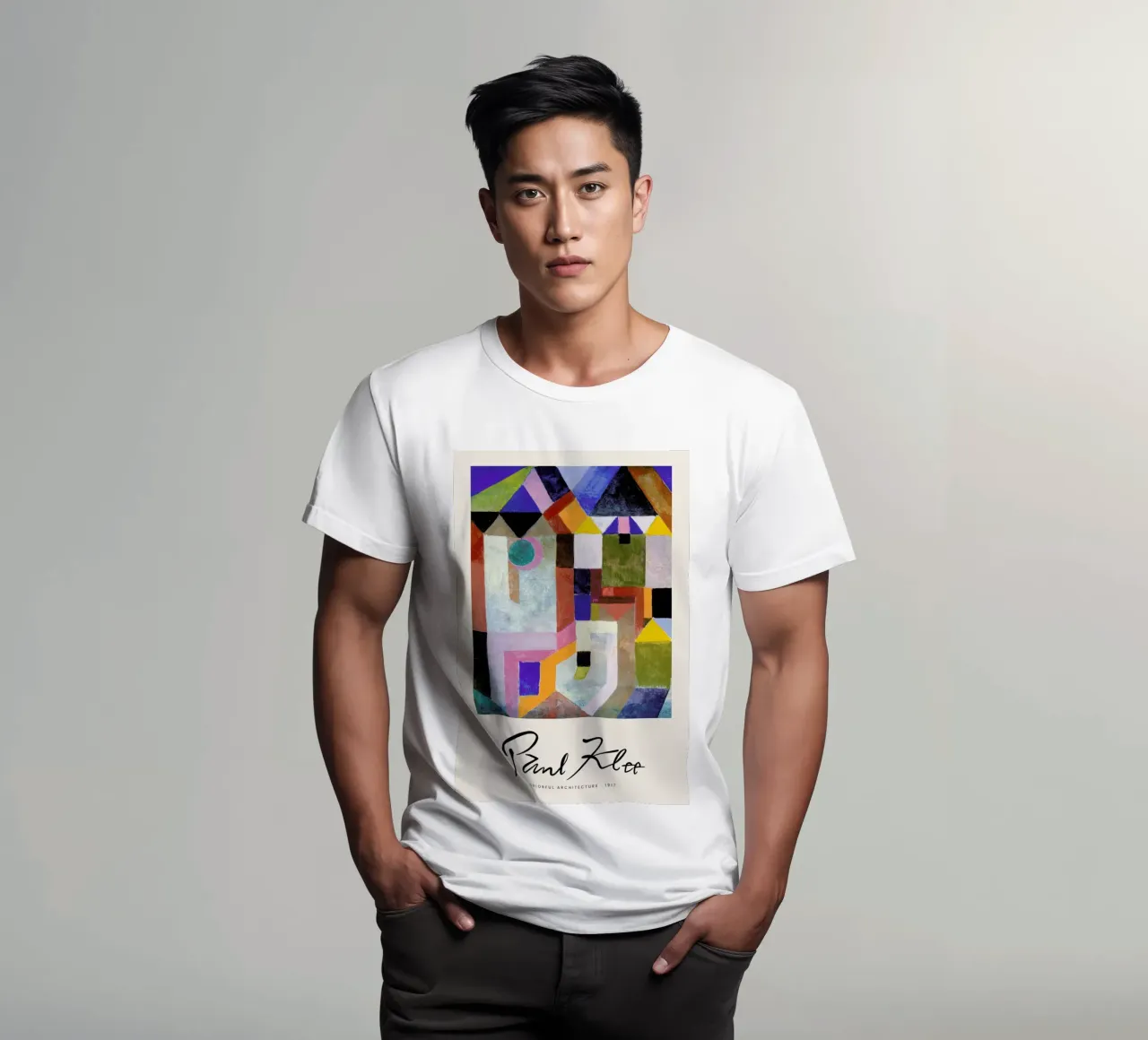 Klee - Colourful Architecture t-shirt by Vintage by JUNIQE