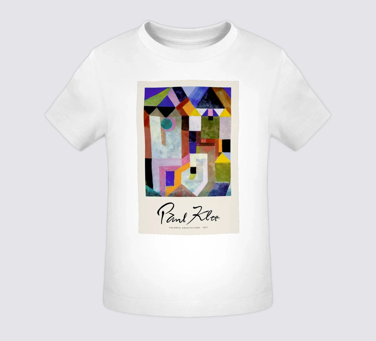 Klee - Colourful Architecture maglietta neonato da Vintage by JUNIQE