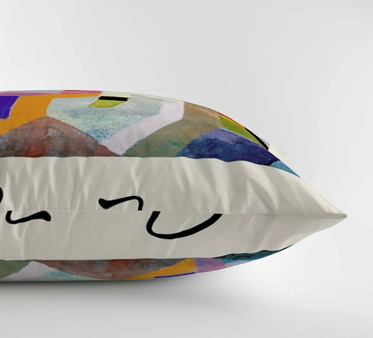 Klee - Colourful Architecture cuscino da Vintage by JUNIQE